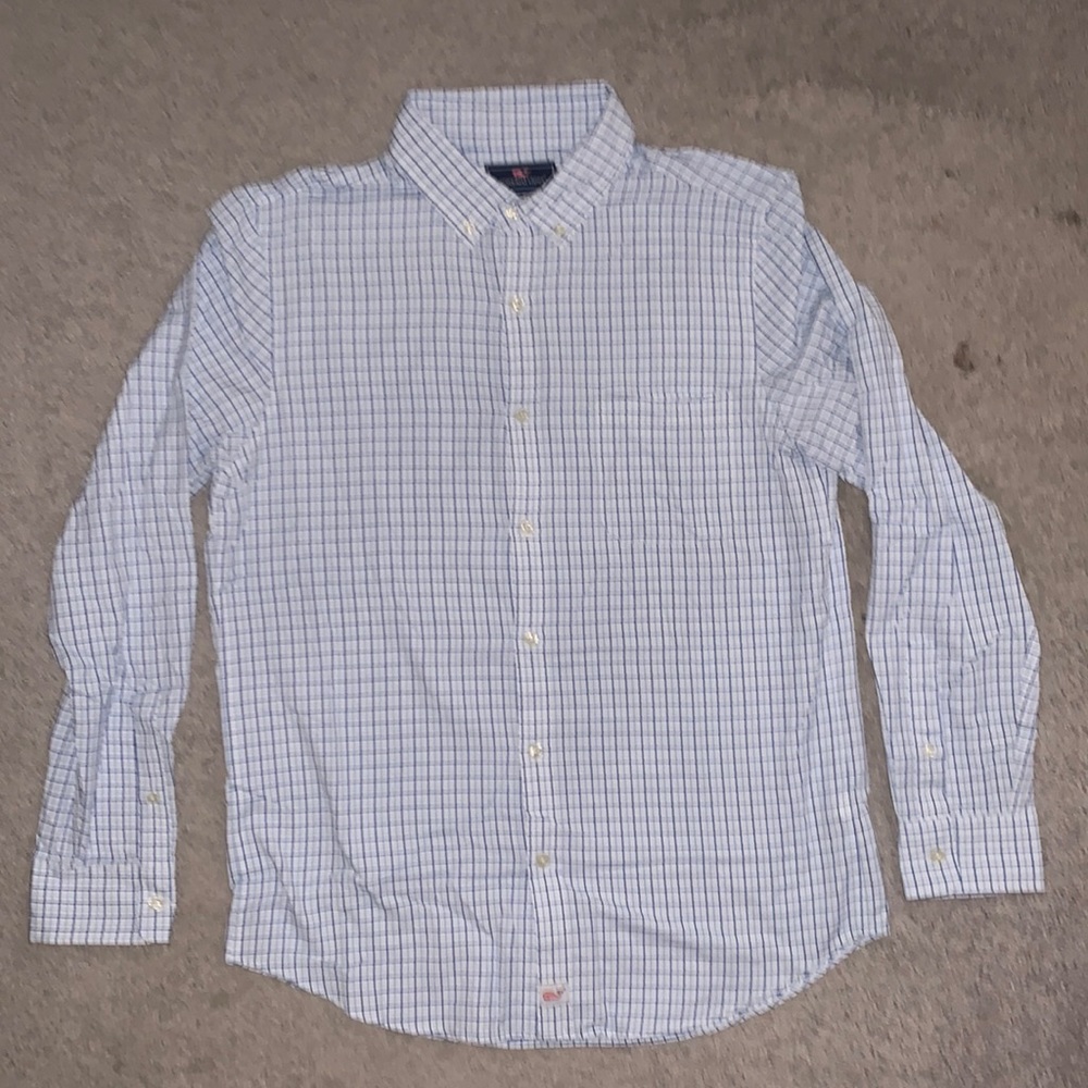 Vineyard Vines Slim Fit Sapodilla Performance Cotton Murray Button-Down Shirt